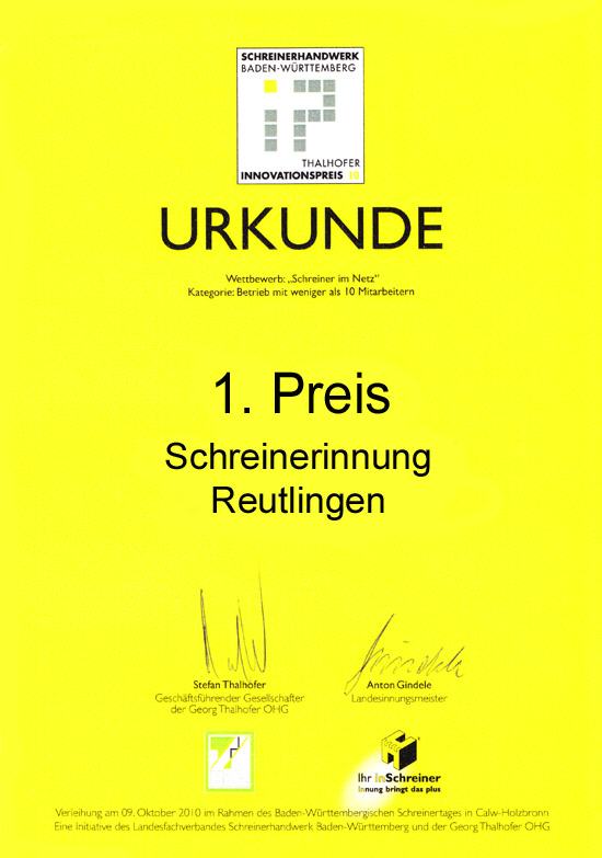 Thalhofer Innovationspreis 2010